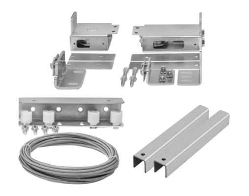Εγκεκριμένο υλικό 3m Steel Telescoping Barn Door Sgs