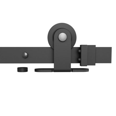 Αξεσουάρ Barn Door 8,8 Ft Μοντέρνο χρυσό Σετ τροχιάς πόρτας με λουράκι