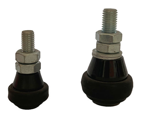 43MM 30MM M12 ο γλιστρώντας Μαύρος κυλίνδρων οδηγών πυλών νάυλον