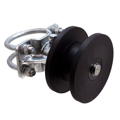 Cantilever χάλυβα συνδέσεων αλυσίδων τετραγωνικός νάυλον κύλινδρος για την πύλη φρακτών