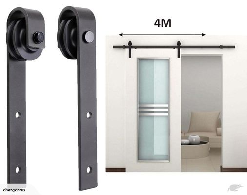 8 πόδι 6ft 7 FT 4ft διπλή σιταποθηκών πορτών υλικού εξαρτήσεων ξύλινη σκόνη σιδήρου μετάλλων πορτών μαύρη