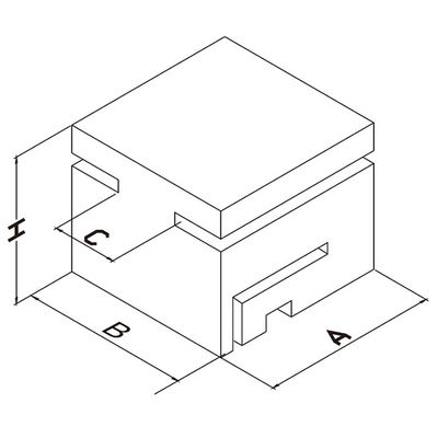 Cantilever 76mm 300mm νάυλον φραγμός οδηγών κυλίνδρων νάυλον που γλιστρά το κανάλι αλουμινίου του Γκέιτς