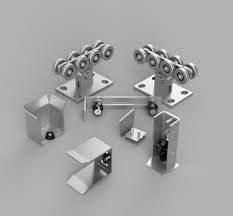Cantilever καναλιών 140mm γλιστρώντας ρόδες 8 ρόδες 950KG πυλών
