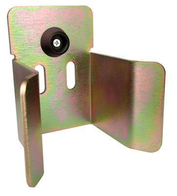 Ηλεκτρικά Driveway Catchers 82mm πυλών 100mm κίτρινος καλυμμένος ψευδάργυρος χάλυβας κανένα κατώτατο πιάτο