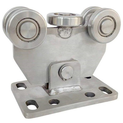 Ανοξείδωτο 304 Dia 50mm Cantilever μεταφορά 5 πυλών ρόδες για τη διαδρομή 60X60