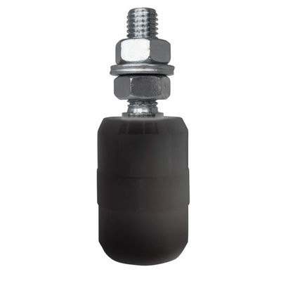 Ο γλιστρώντας Μαύρος 40x60mm κυλίνδρων οδηγών πυλών νάυλον και χάλυβα M14